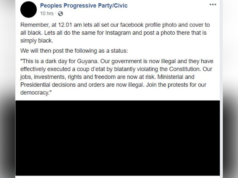 PPP/C promotes black as Guyana enters “unconstitutional territory”