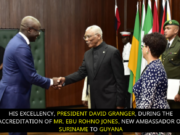 Guyana shores up relations with Suriname, accredits new ambassador