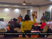 Health workers in training to deal with emerging health challenges