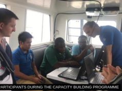 UK Hydrographic Office provides equipment, training to help survey Guyana’s marine environment