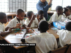 Sophia Primary pupils constructing models with new robotic kit