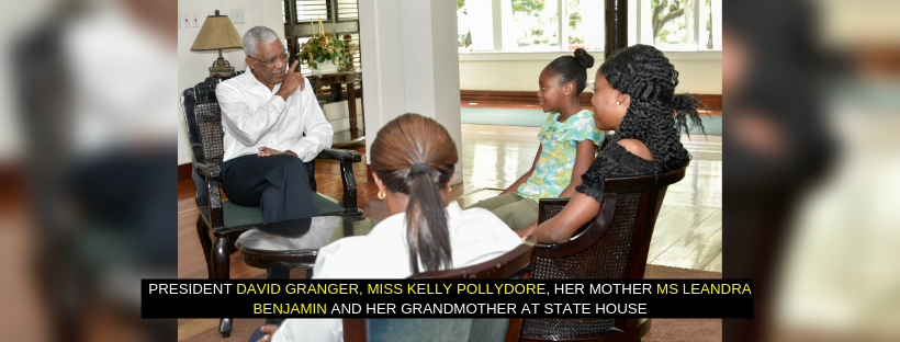 President Granger meets 9-year-old aspiring president