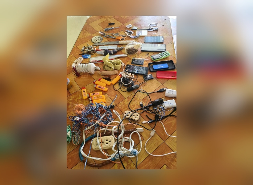 Items seized