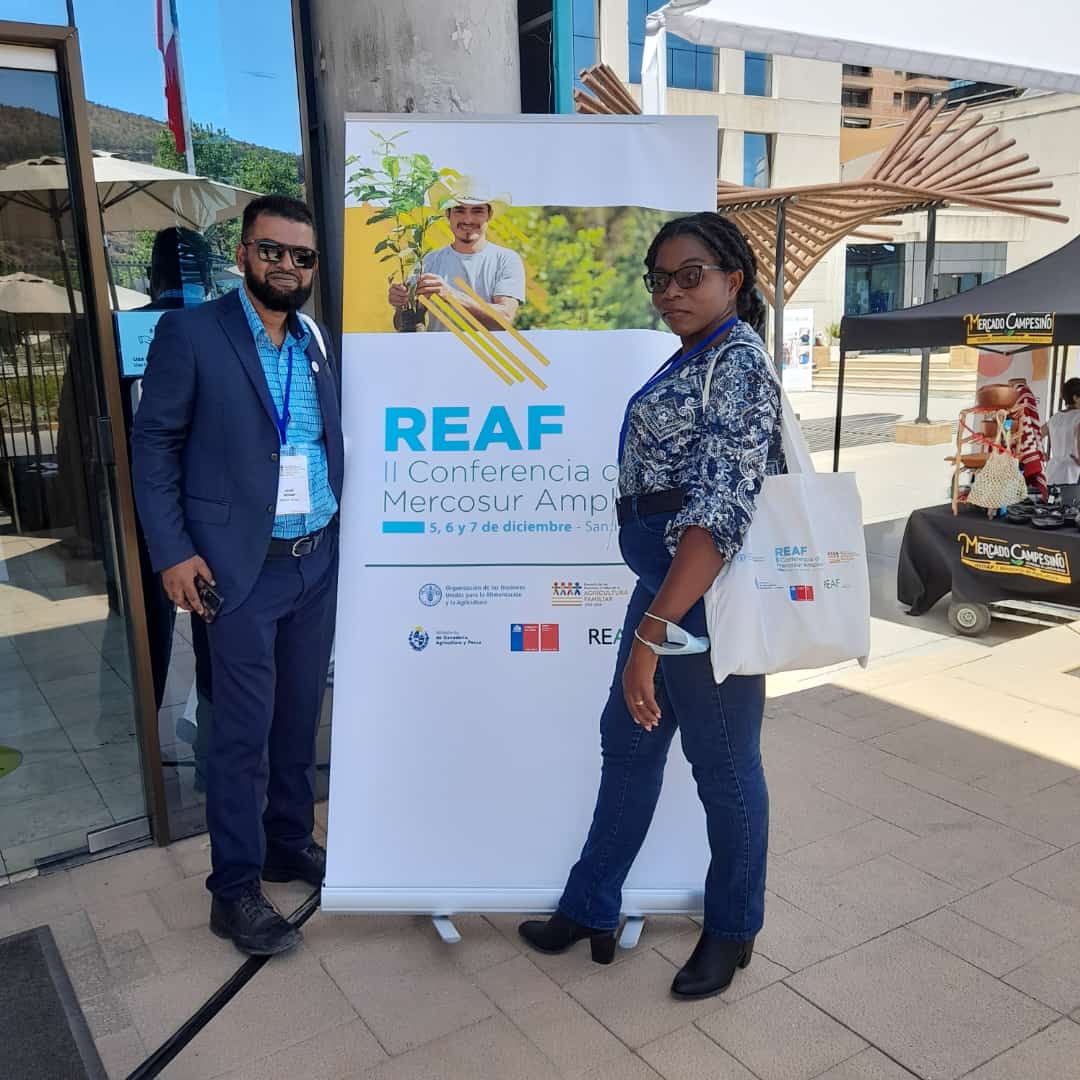 Guyanese farmers attended United Nations Decade of Family Farming meeting in Chile