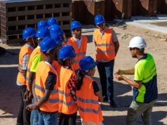 UG students get tour of novel construction techniques at US$300M Vreed-en-Hoop Shore Base facility