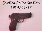 Wanted man caught at Bartica with unlicensed gun