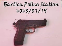 Wanted man caught at Bartica with unlicensed gun