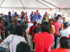 Jagdeo leads campaign to rope Yarrow Dam, Lain Avenue residents into national development plan