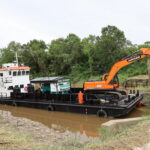 A section of the newly commissioned cutter head dredge (1)