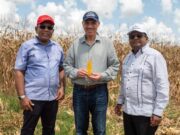 Finance Minister leads visiting IsDB team on tour of Tacama Gold Inc’s soya bean/corn project