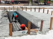 Work advances to provide treated water to Essequibo Coast