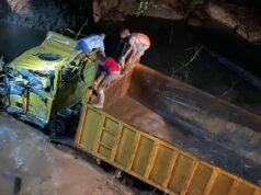 Two dead as truck drops 25ft off Lethem Trail bridge