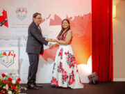 NSBOmega given 2023 International Partnership award by Canada–Guyana Chamber of Commerce