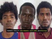 Trio remanded on break and enter, larceny, gun & ammo charges