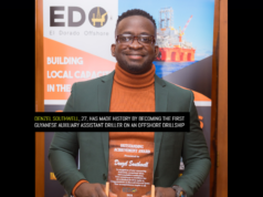 Berbician makes history as Guyana’s first offshore auxillary assistant driller