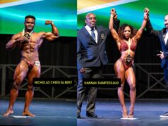 Guyana shines on regional bodybuilding stage as two athletes grab gold medals and pro cards