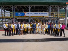 24 Guyanese complete training at Facility Simulator Unit; will continue capacity building at Liza Unity FPSO soon The trainee technicians along with representatives from ExxonMobil, SBM Offshore Guyana and the Minister of Natural Resources, Hon. Vickram Bharrat