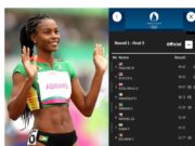 Aliyah Abrams finishes 5th in Olympic 400m heat