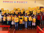 DHL Guyana distributes educational materials to Corriverton Primary School