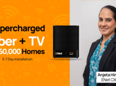 ENet delivers affordable Fiber Internet + TV to 60,000 Homes