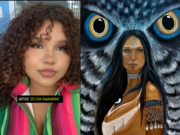 22-yr-old Selena Ramnarine uses her art to showcase the struggles and triumphs of Guyanese women