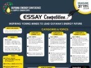 Guyana Energy Conference launches first Essay Contest with US$10,000 scholarship up for grabs