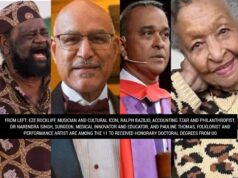 Sir Ronald Ramjattan, Eze Rockliffe among 11 to receive honorary doctorates from UG