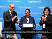 Guyana honoured for Climate Leadership at COP29 in Baku