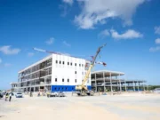 “Dissatisfied” President Ali urges foreign contractor to speed up work on Ogle Maternal and Paediatric Hospital