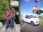 President Ali donates accessible minivan to Guyana Veterans Legion