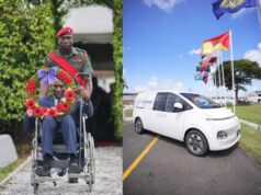 President Ali donates accessible minivan to Guyana Veterans Legion