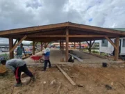 Landing facility, shed for Region Five fisherfolk nearing completion