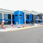 Ongoing works on the commercial centre at the CJIA