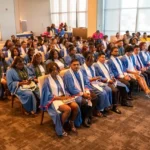 Some of the 82 students that graduated from various courses under the HSE programme