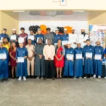 Students from the Sabeelur Rashaad Islamic training centre