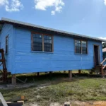 A craft and sewing centre under construction in Chenapou