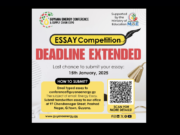 Guyana Energy Conference extends Essay Competition deadline to Jan.15; encourages Hinterland students to participate