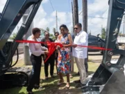 Industry/Plaisance NDC receives excavator to aid drainage works