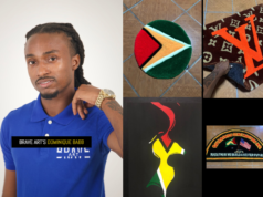 Dominique Babb: The talented artist who expresses his creativity through paintings and customized rugs