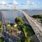 Construction of the new Demerara River Bridge rapidly progressing