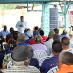 Minister of Agriculture Zulfikar Mustapha met with residents and farmers of Region Three
