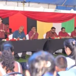 Minister within the Ministry of Housing and Water Susan Rodrigues during remarks at the meeting