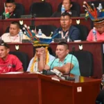 A participant of the NTC Conference makes a point