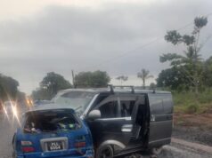 Two dead as car, minibus collide along Soesdyke/Linden Highway