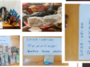 Suspected ganja, cocaine, meth and illegal alcohol seized during Bartica operation