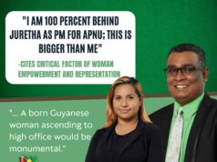 “I am 100 percent behind Juretha as PM for APNU; this is bigger than me”-Ganesh Mahipaul