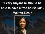 ‘Every Guyanese should be able to have a free house lot’ – Walton-Desir