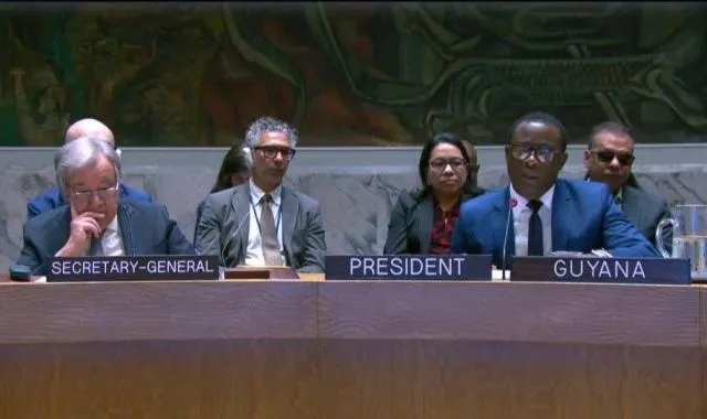 Minister Todd was supported by Foreign Secretary Robert Persaud and Guyana’s Permanent Representative to the United Nations, Carolyn Rodrigues-Birkett