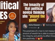 The tenacity of that political novice thinking she “played the game”