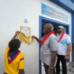 Unveiling of the plaque at the new Den Amstel Police Station